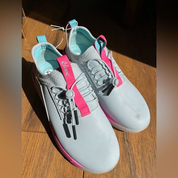 New clove electron rose white pink blue healthcare nursing tennis shoe - Picture 3 of 7